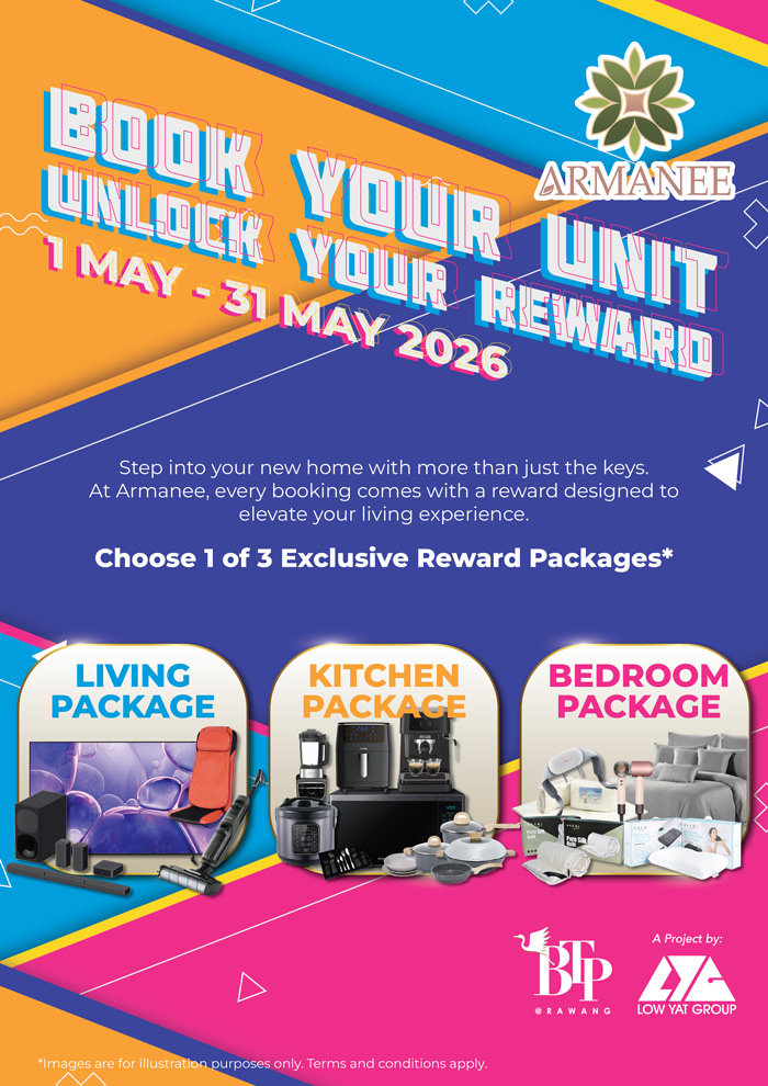 Book Your Unit, Unlock Your Reward at Armanee! 